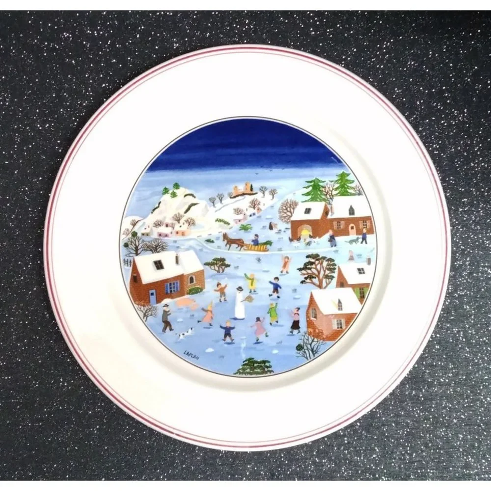 Villeroy & Boch Design Naif Winter Dinner Plate 10.5”
